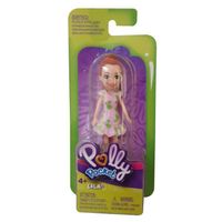 Mattel GKL30 Polly Pocket poupée unique VIOLET avec robe rose et coeurs