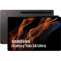 Tablette Samsung Galaxy Tab S8 Ultra WiFi de couleur Gris (Graphite) avec écran 14,6" AMOLED 120 Hz Full HD+, 2800 x 1752 pixels,
