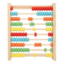 Boulier pour enfants - SHIPENOPHY - Cadre de calcul coloré en pin - Pour enfants de 3 à 5 ans