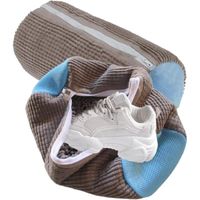 Sacs Lavage Chaussures Liseré Vert - 2 Filets Microfibre Pour Machine à Laver