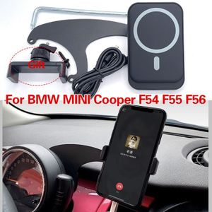 Support de support de téléphone de charge sans fil de voiture compatible  avec Mini Cooper One S JCW D F55 F56 F60 F57 2015 2016 2017 2018 2019 2020  Accessoires