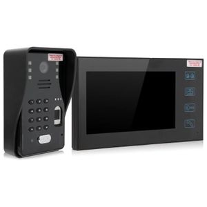 INTERPHONE - VISIOPHONE Alomejor Kit d'interphone de porte Interphone Vidé