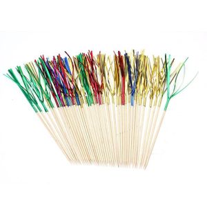 3D Cure-Dents Parapluie 144 Pcs Cake Topper Pick Hawaii Luau Party Decor Cocktail B/âton Parapluie Fruit Aliments Pick