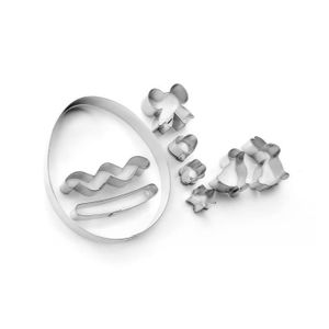 Oeufs Carotte en Forme de Lapin 5 Pcs Emporte-pi/èces en Acier Inoxydable joyoldelf Emporte Piece Paques Papillon Poussin