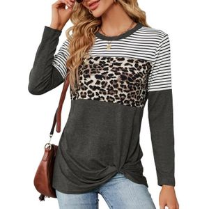 PULL Pull Femme Imprime Manches Longues Col Rond Casual