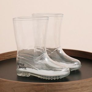 bottes de pluie transparentes