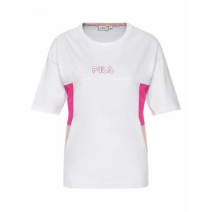 T-SHIRT T shirt Fila Jaelle Bloqué Tee 683293 Femmes Blanc