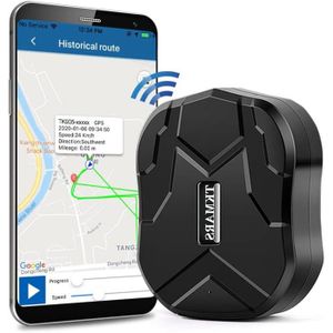 TRACAGE GPS Traceur Gps Voiture 10000Mah Traceur Gps 90 Jours 