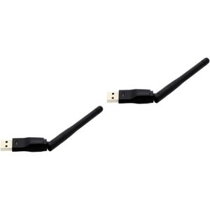 CLE WIFI - 3G Adaptateur USB 2 Pièces Dongle WiFi USB Adaptateur WiFi USB Mélangeur Audio Antenne WiFi USB Mixer sans Fil Clé USB A333