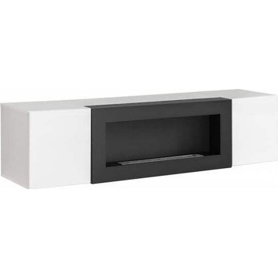 Meuble Tv Commode Fly Sbk Meuble Tv Blanc Achat Vente