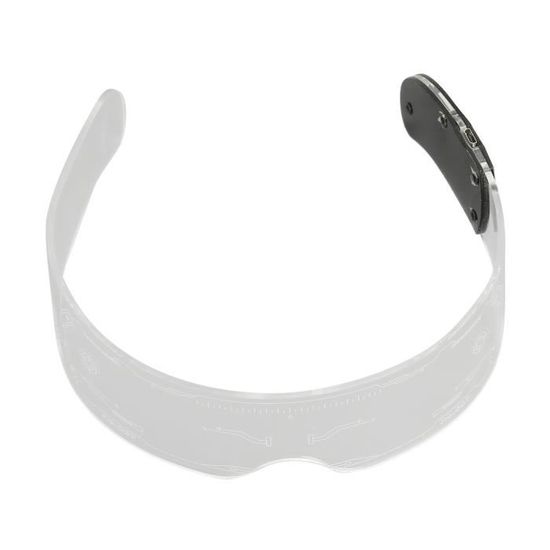 Lunettes LED Yeux Rouges Clignotants - Accessoire Déguisement Halloween Faucheuse
