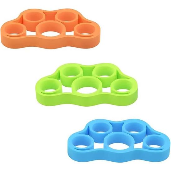 Kit 5 Hand Grip Strengthener En Silicone - 7 Niveaux De Résistance (20-80LB)