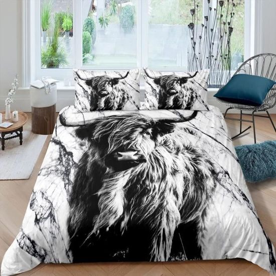 Housse De Couette West Highland White Terrier – Microfibre Ultra Douce, Taille Single 140x200 Cm Avec Taies D’oreiller