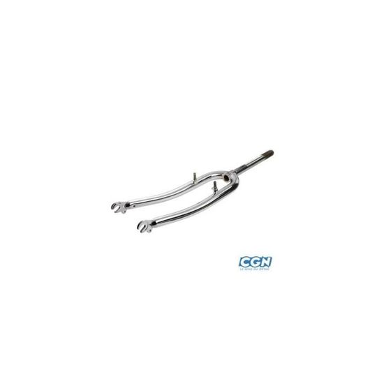 Fourche VTT 26 Pouces Noire Potence D22.2 Filetée A Tasseaux Accessoire Velo Pas Cher Fourche De Velo Suspendu Fourche Rigide