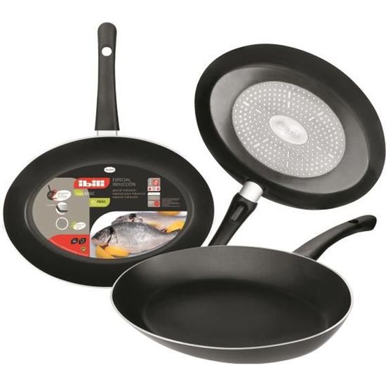 IBILI Poêle Tamagoyaki Induction 15x18 Cm – Aluminium Anti-Adhésif 2 Couches, Parfaite Omelette Japonaise