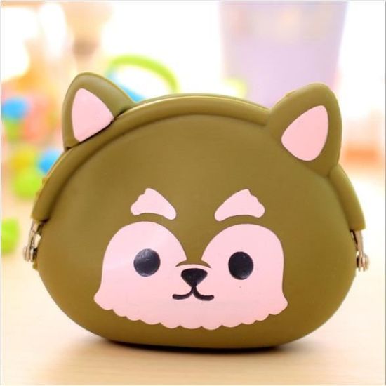 Mini Porte-monnaie En Silicone Avec Animaux - Porte-clés Portefeuille, Neuf Avec étiquettes, Unisexe