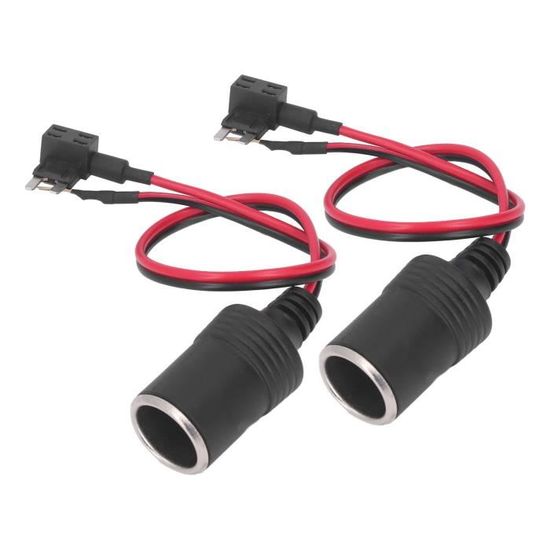 Câble Allume-cigare 3 Broches 12V - Compatible VW, Audi, Skoda, Seat - Longueur 165 Cm