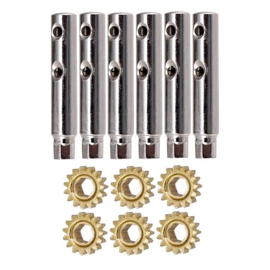 Chevilles D'accord Guitare Classique - Mécaniques Argent, Alliage Cuivre-zinc, Jeu Complet Gauche/droite