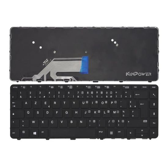 White HP Chromebook 11 no frame AZERTY Clavier Français/French Keyboard FR-Franç