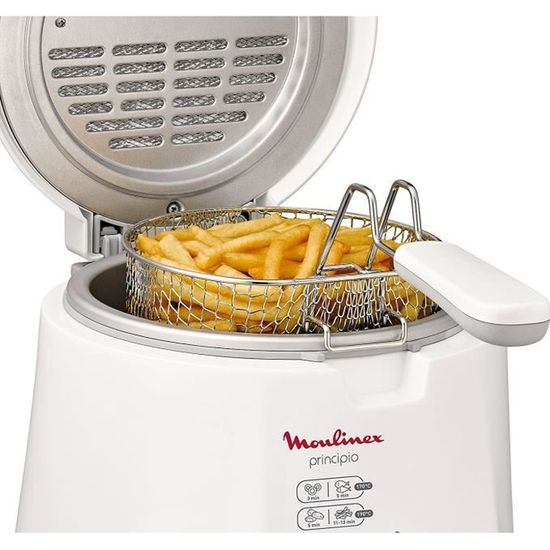 Moulinex Easy Fry Essential EZ1308 Friteuse à air chaud avec peu ou sans  huile, commandes manuelles, 5 programmes, repas sains, capacité 3,5 l/1 kg,  jusqu'à 4 personnes, Noir : : Cuisine et Maison