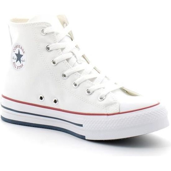 Basket Converse Chuck Taylor All Star Lift Blanc Plateforme de