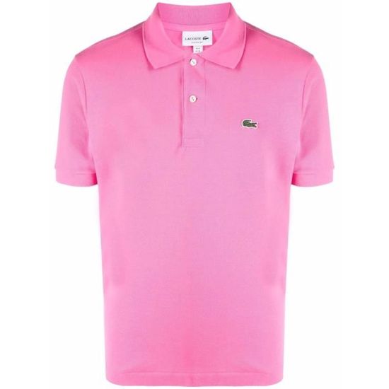 Polo lacoste online homme rose