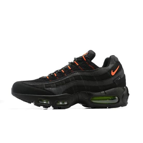 Baskets Nike Air Max 95 TT Homme Chaussures Noir Orange Noir orange Cdiscount Chaussures
