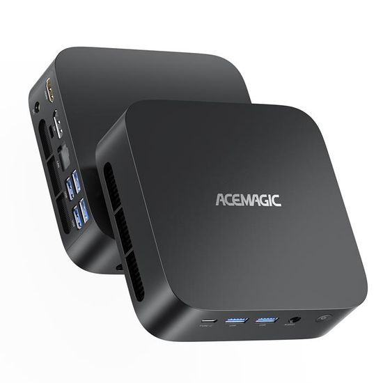 Mini PC, AMD Ryzen 5 7430U(6C/12T, jusqu'à 4,3 GHz), 16Go DDR4