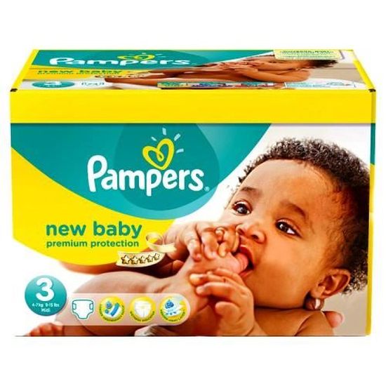 175 Couches Pampers New Baby Premium Protection taille 3