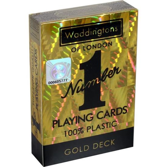 Cartes à jouer en plastique Grandes cartes de poker résistantes à l
