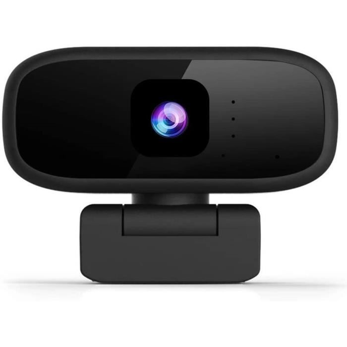 Webcam 1080P Avec Microphone Et Trépied - Grand Angle 110°, Couvercle De Confidentialité