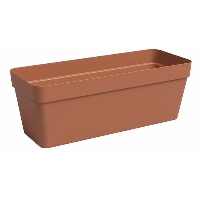 Jardinière - Plastique - Terre cuite - Rectangulaire - L49,9 x P20 x H18,1cm - ARTEVASI