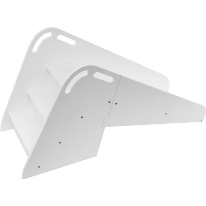 Atmosphera - Toboggan en bois pour chambre d'enfant Blanc