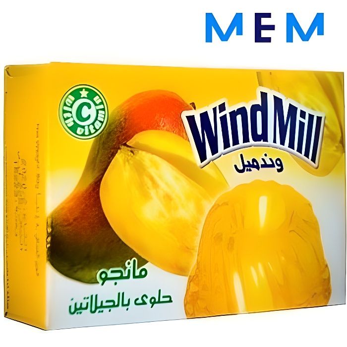 Gelée de fruit (jelly) saveur mangue WINDMILL 80 gr