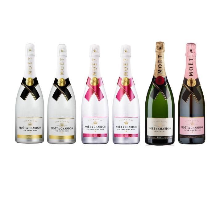 Lot découverte 6 Champagnes Moët & Chandon