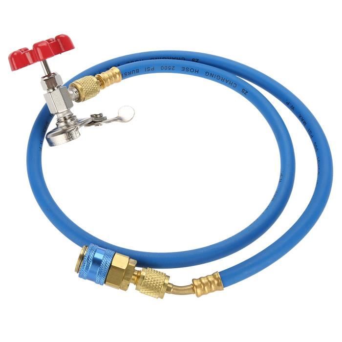 Tuyau de Recharge de réfrigérant R134a, tuyau de raccord de gaz peut tarauder pour réfrigérant R502 R-12 R-22