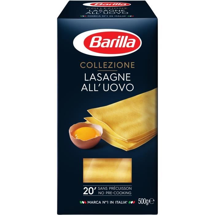 Pâtes lasagne all'uovo 500 g Barilla