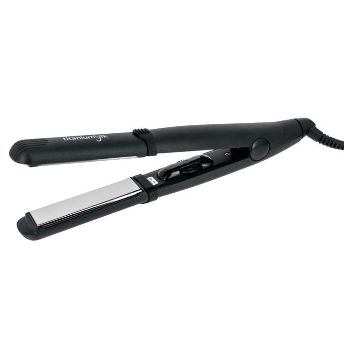 Beautélive Pince à lisser Titanium Silk Noir - Lisseur Titane 230°
