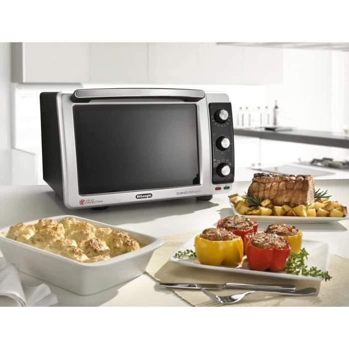mini four électrique de 32L a Convection 2200W noir gris