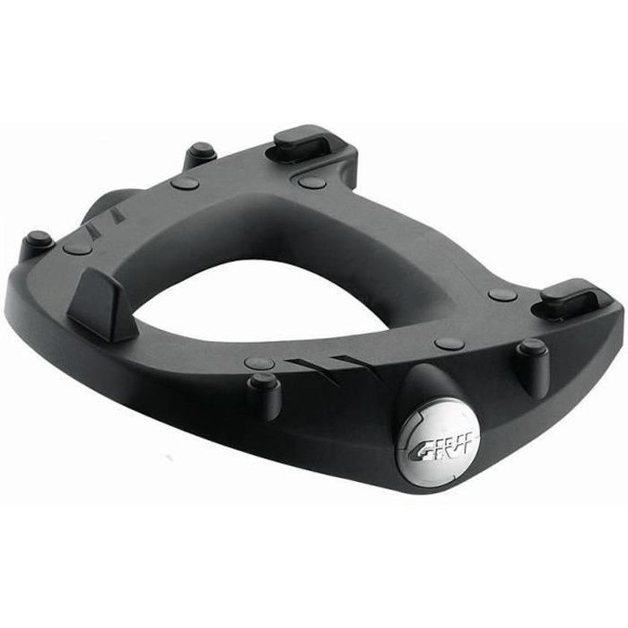 Platine support de top case GIVI M5 Monokey en plastique noir pour moto scooter