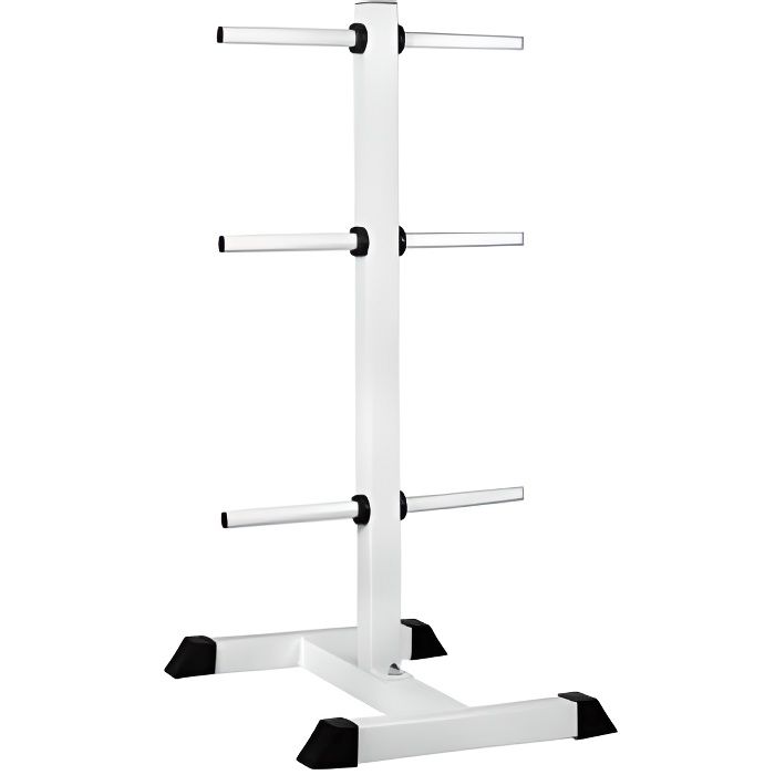 Rack de rangement pour poids disques - blanc GS015