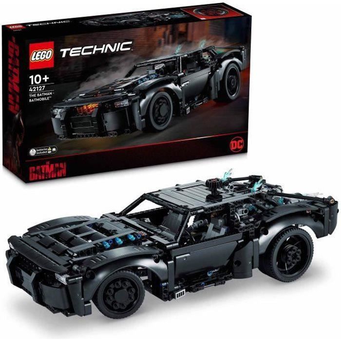 SHOT CASE - LEGO 42127 Technic La Batmobile de Batman Maquette de Voiture, Jouet de Construction pour Enfants avec Briques Lumineuse