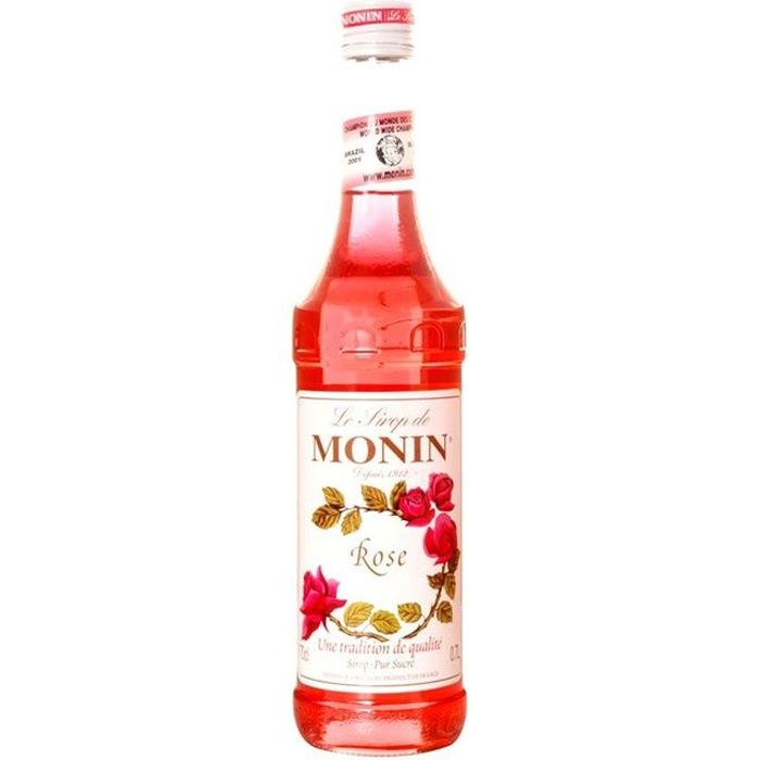 Bouteille de sirop Monin rose