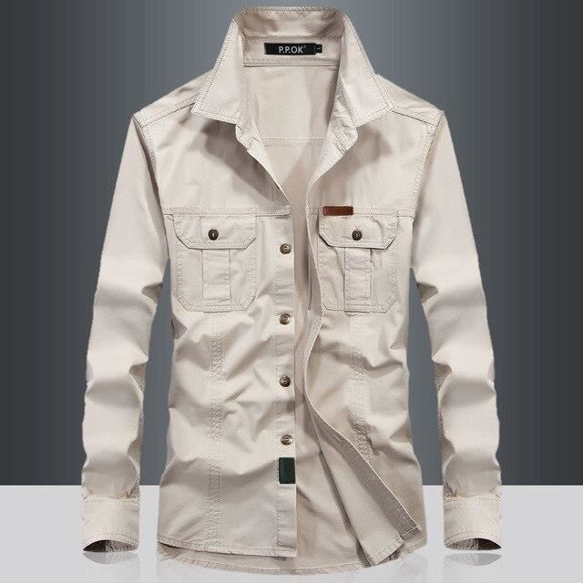 White Ashzencart Chemise Militaire à Manches Longues Pour Hommes, Vêtement Tactique Militaire à Séchage Rapide, De Camping, à C