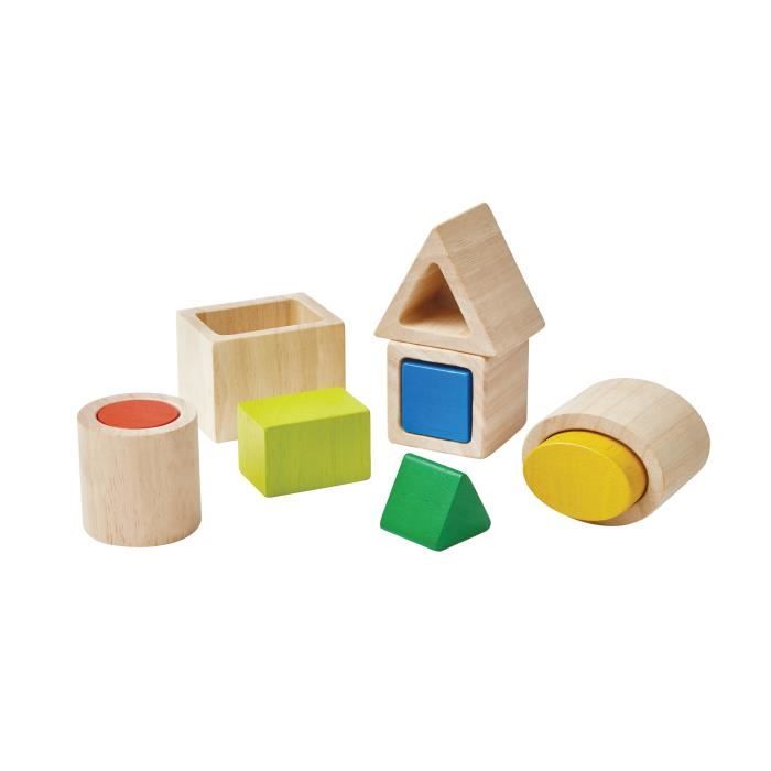PLAN TOYS Formes géométriques à imbriquer méthode Montessori