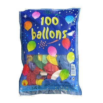Ballons de baudruche - Sac de 100 ballons