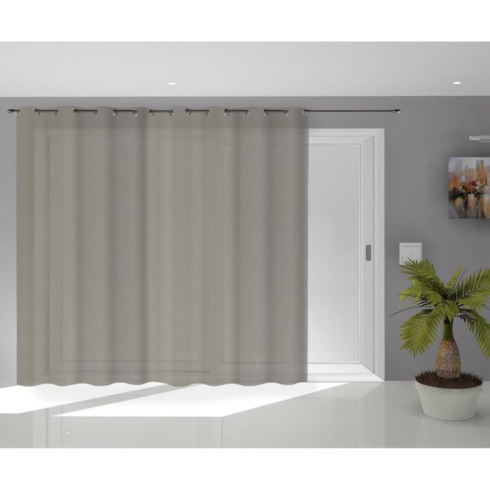 SOLEIL D'OCRE Voile à oeillets Noémie - 280 x 250 cm - Taupe