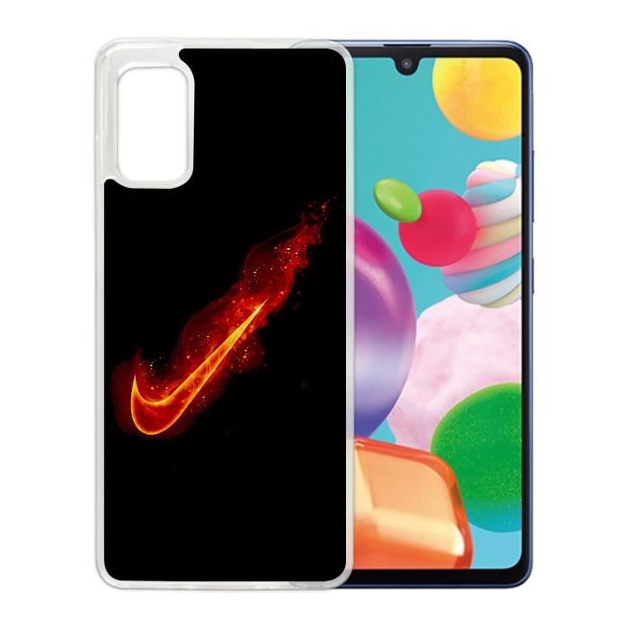 Coque pour Samsung Galaxy A41 - Nike Feu. Accessoire téléphone