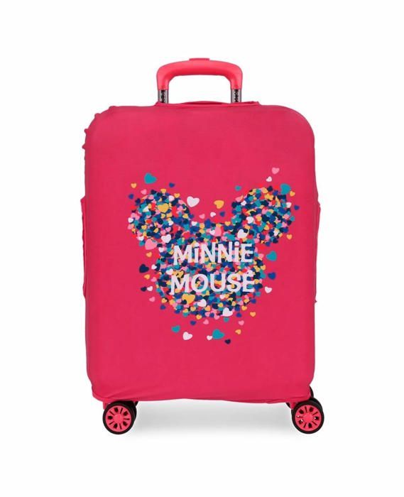 Housse de valise - protection pour valise Disney Housse de Valise Cabine Minnie Fuchsia
