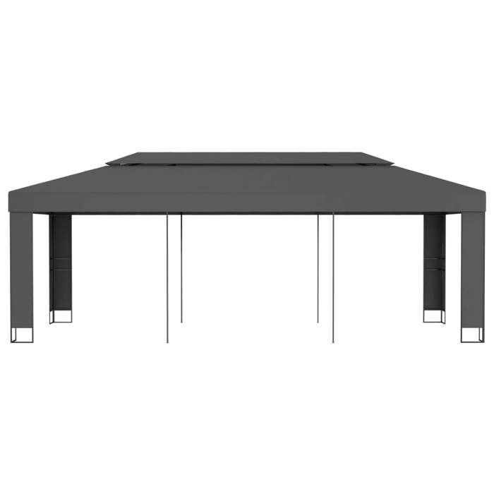 Vidaxl Tonnelle avec toit double 3x6 m - vue 2